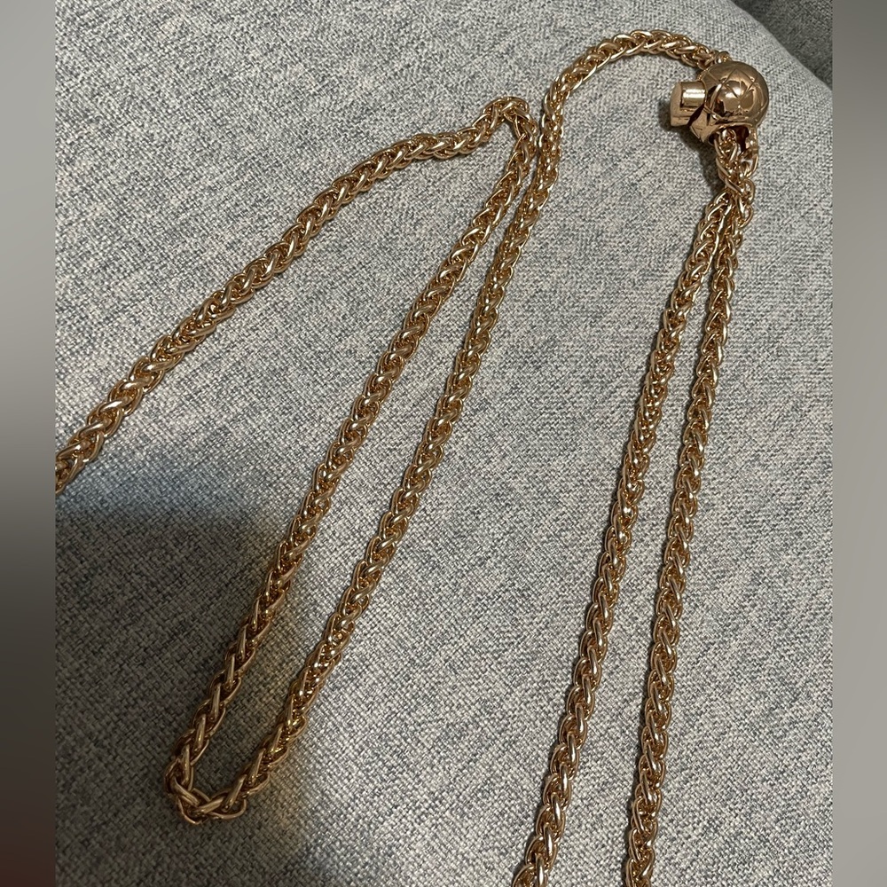 Adjustable unbranded gold chain